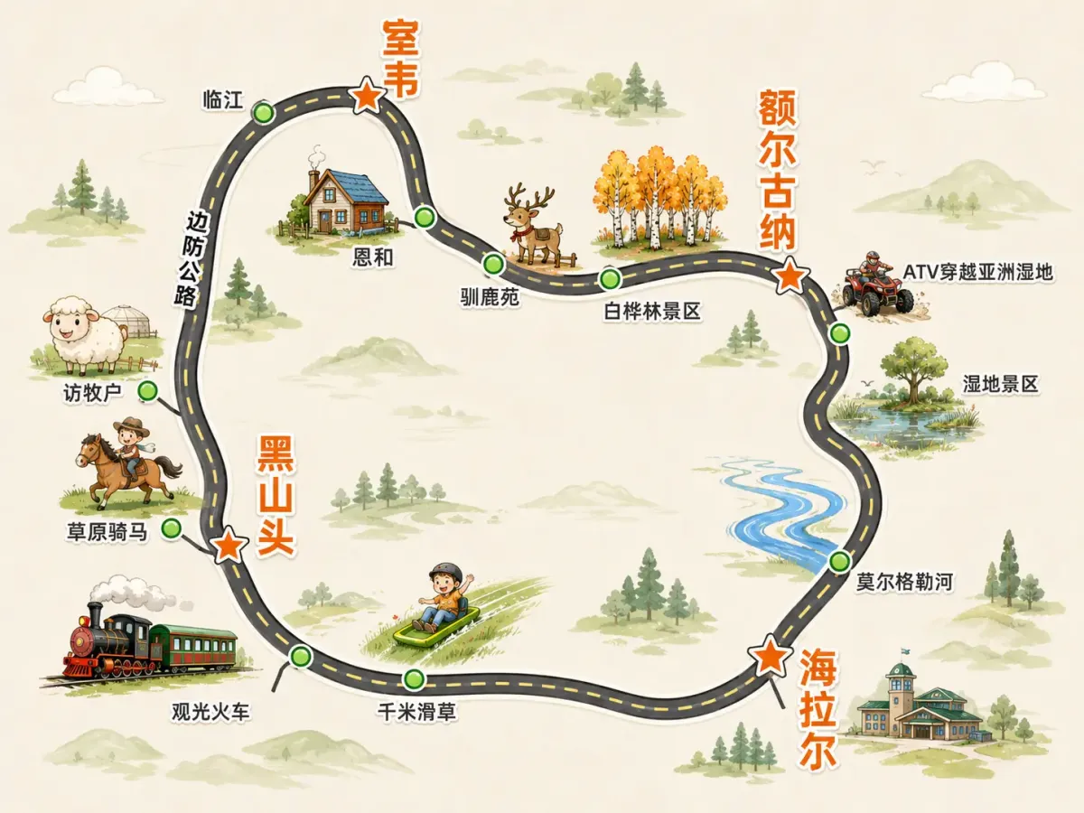 行程地图